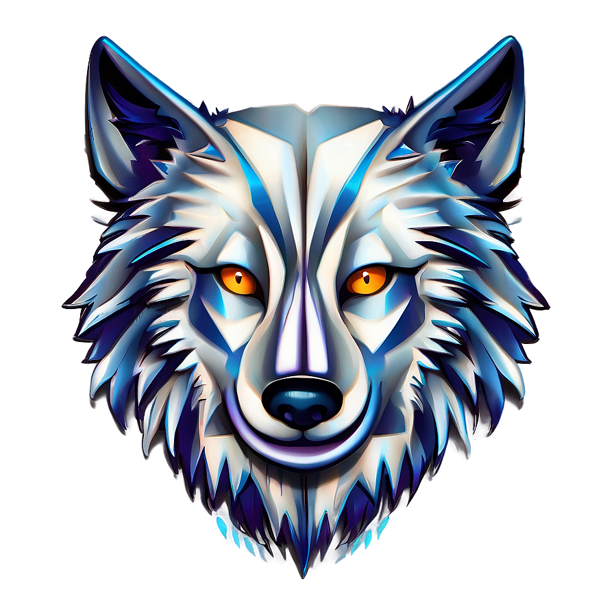 Abstract Wolf Face Icon Png 56