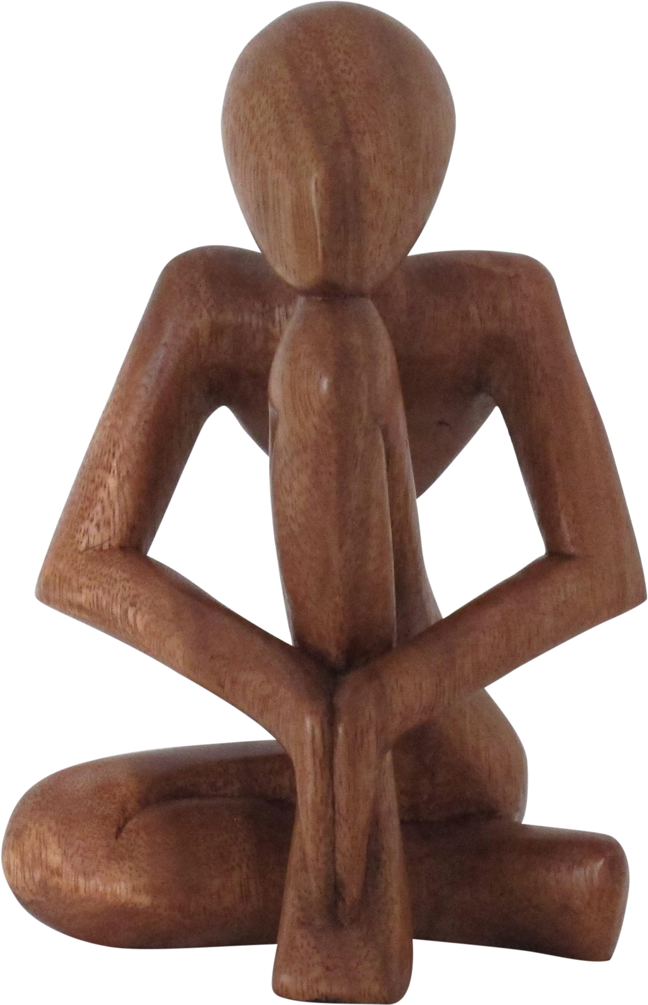 Abstract Wooden Figure Sculpture