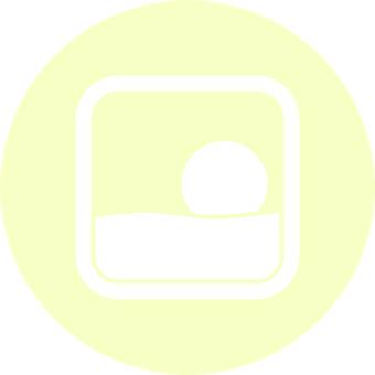 Abstract Yellow Circle Design PNG with transparent background