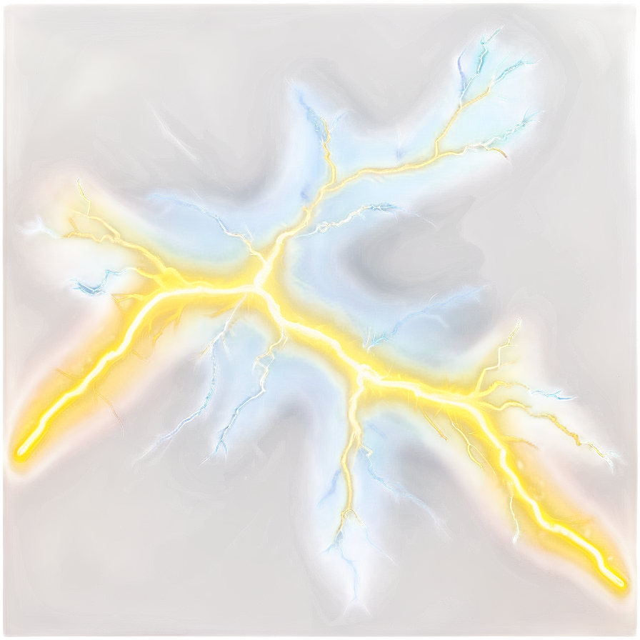 Abstract Yellow Lightning Png 06132024