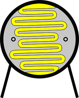 Abstract Yellow Lines Illustration