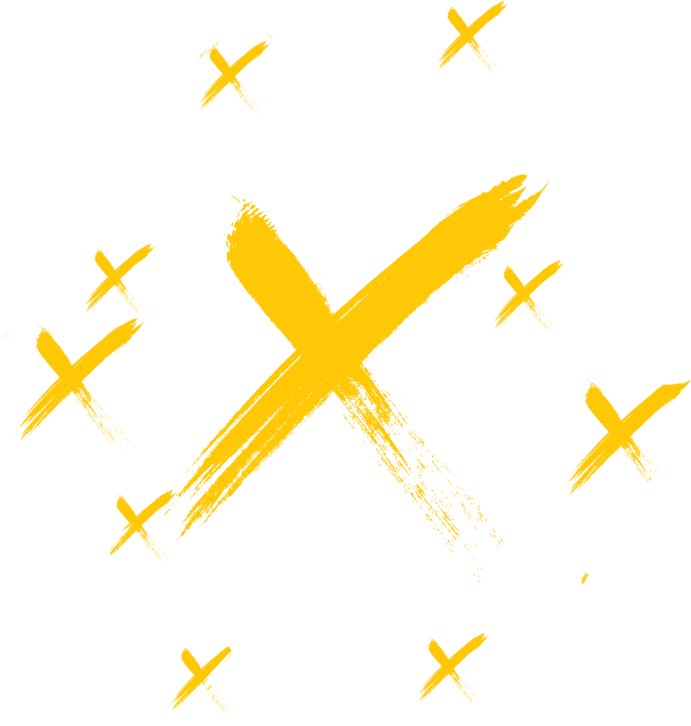X Marks The Spot Yoga Leggings PNG with transparent background