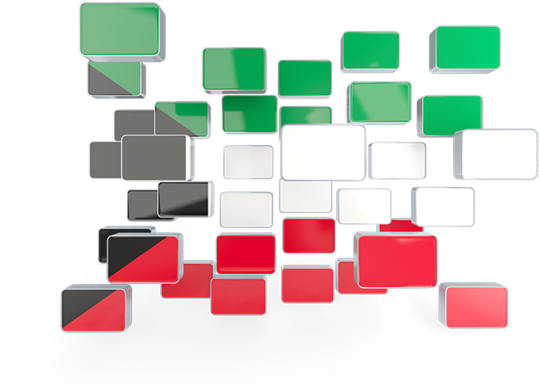 Abstract3 D Blocks Structure PNG with transparent background