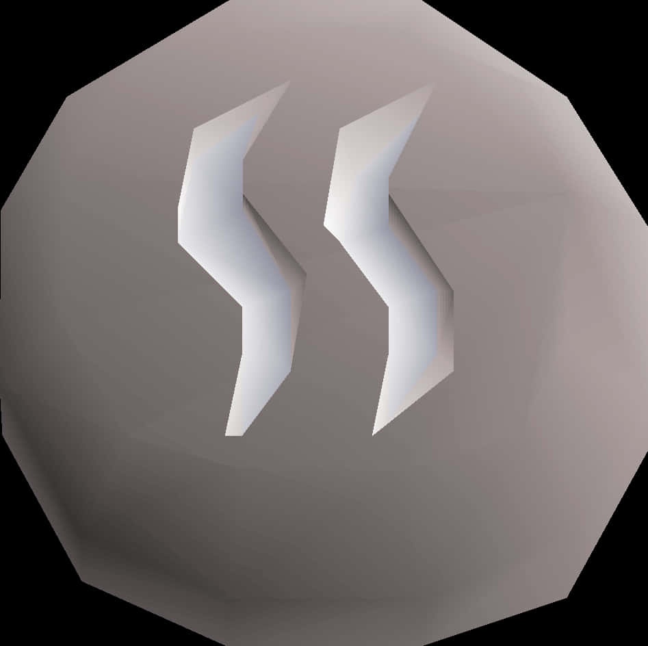 Abstract3 D Quotation Marks PNG with transparent background