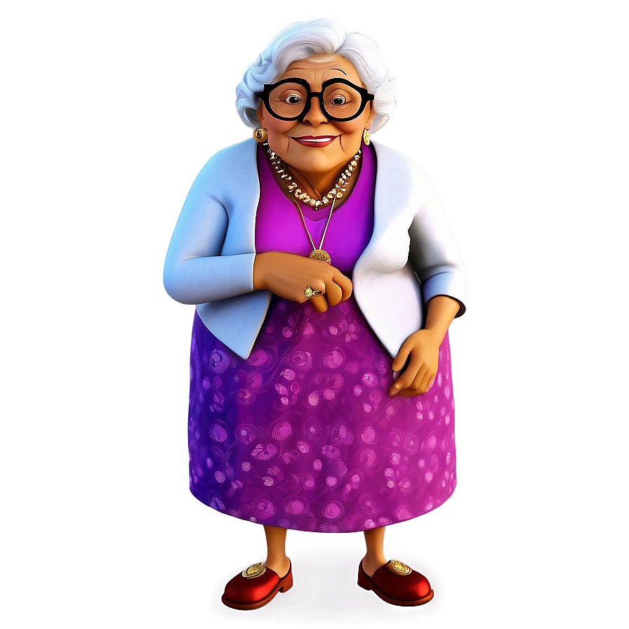 Abuela Cartoon Character Png 63