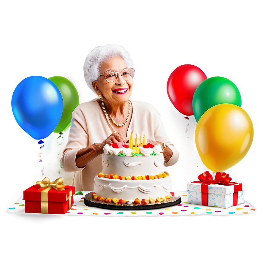 Abuela's Birthday Celebration Png Vra78