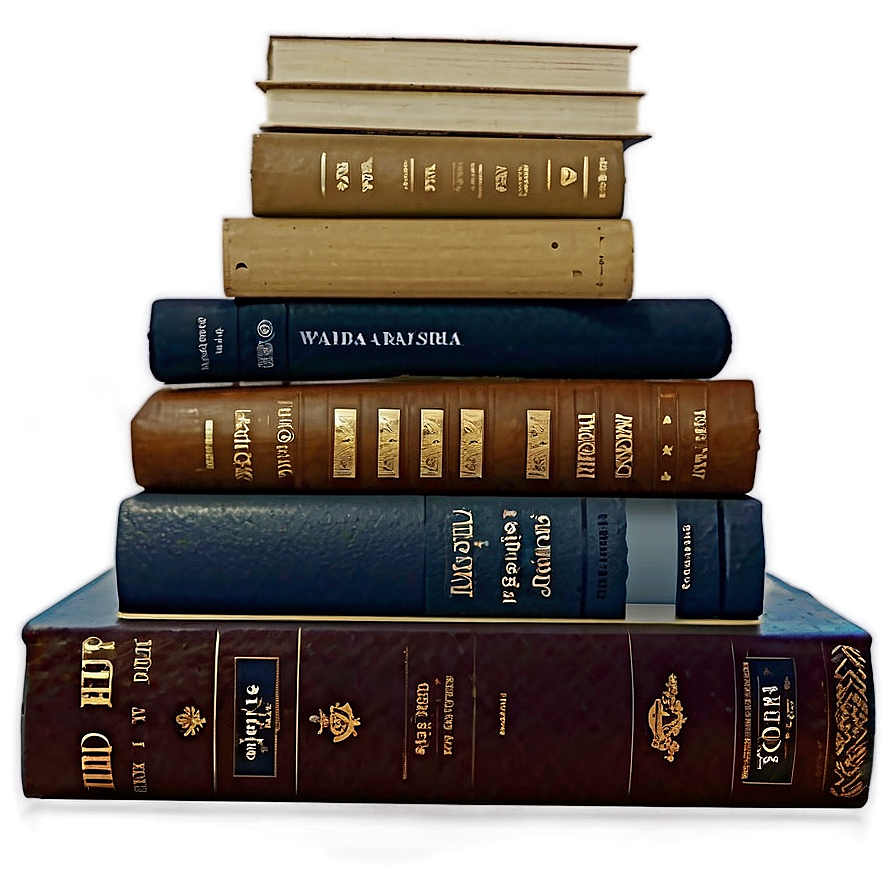 Academic Books Stack Png 77