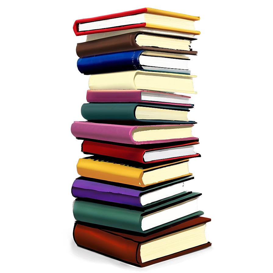 Academic Books Stack Png Cag90