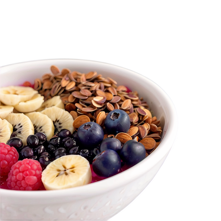 Acai Berry Bowl Toppings Png Gus17