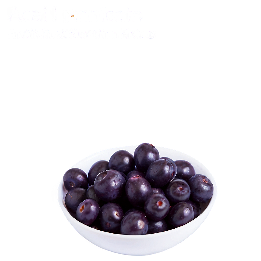 Acai Nutritional Facts Chart Png 06252024