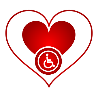 Accessibility Heart Symbol