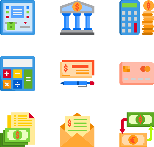 Accounting Icons Set