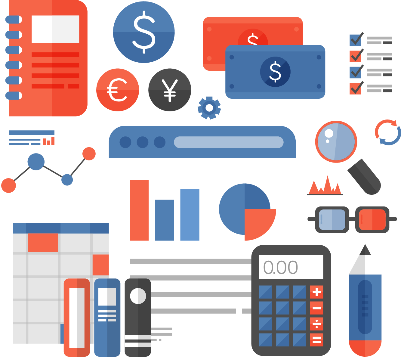Accounting Vector Png, Transparent Png PNG with transparent background