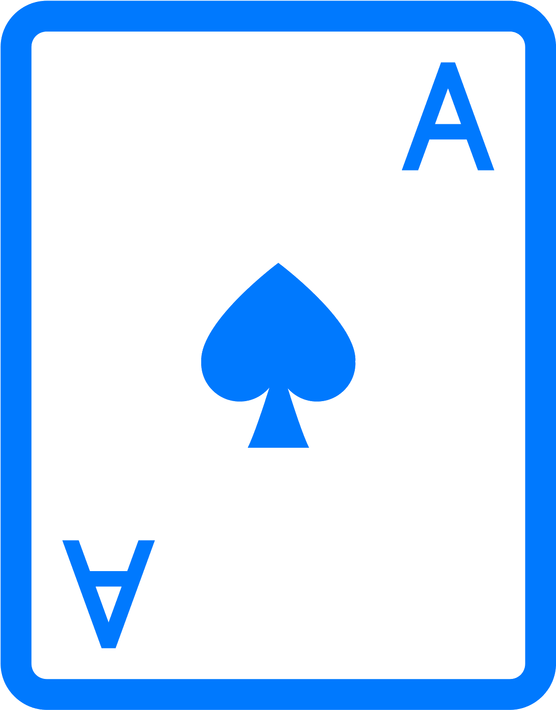 Aceof Spades Playing Card