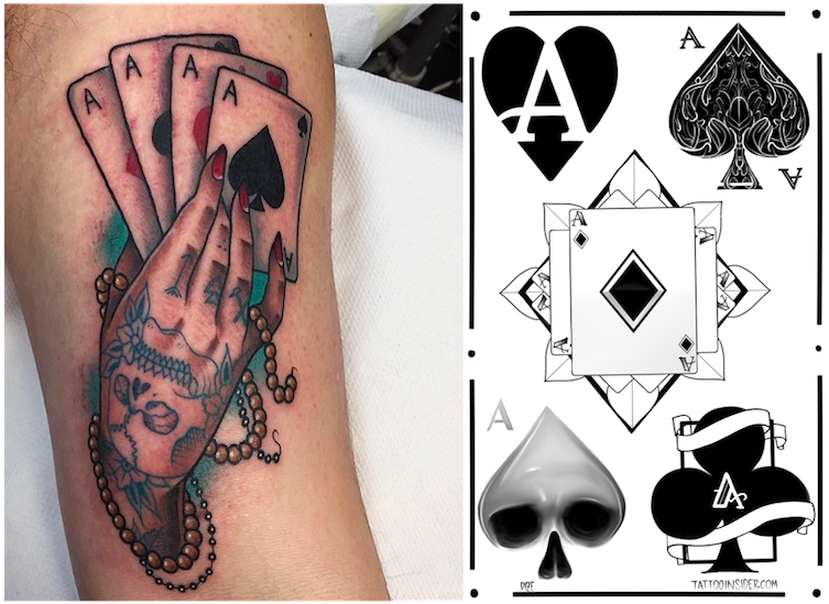 Aceof Spades Tattoo Designs