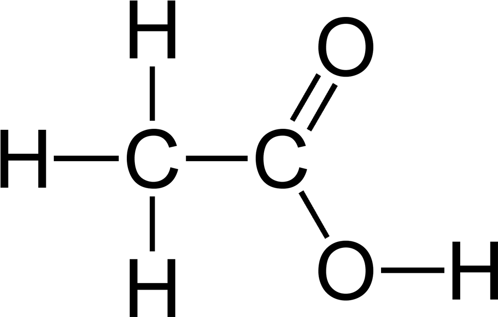 Structure Of Ethanoic Acid, HD Png Download PNG with transparent background