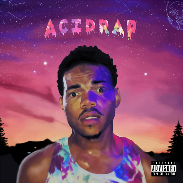 Acid Rap Album Cover Art PNG with transparent background