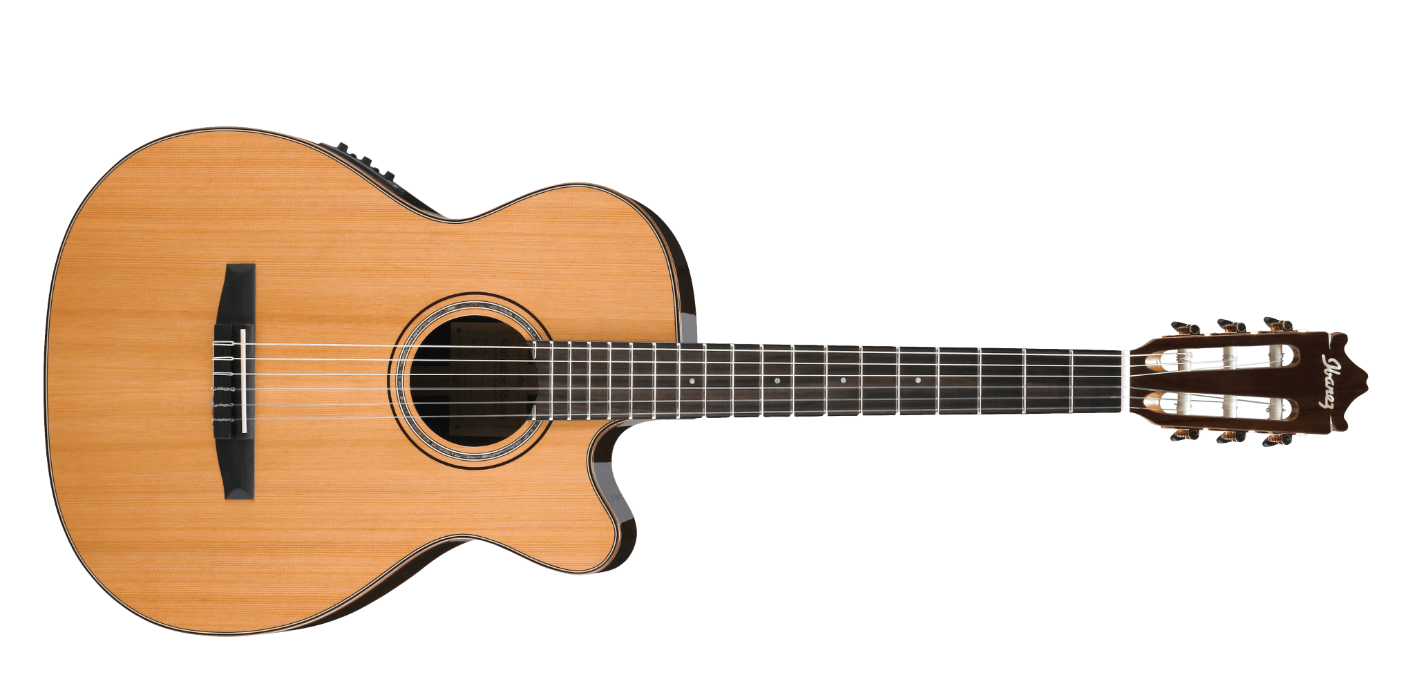 Acoustic Guitar Black Background