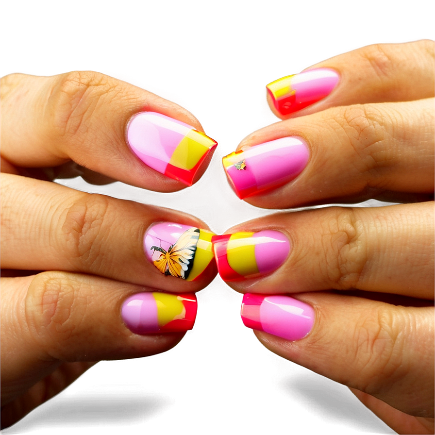 Acrylic Nails For Summer Png Pny