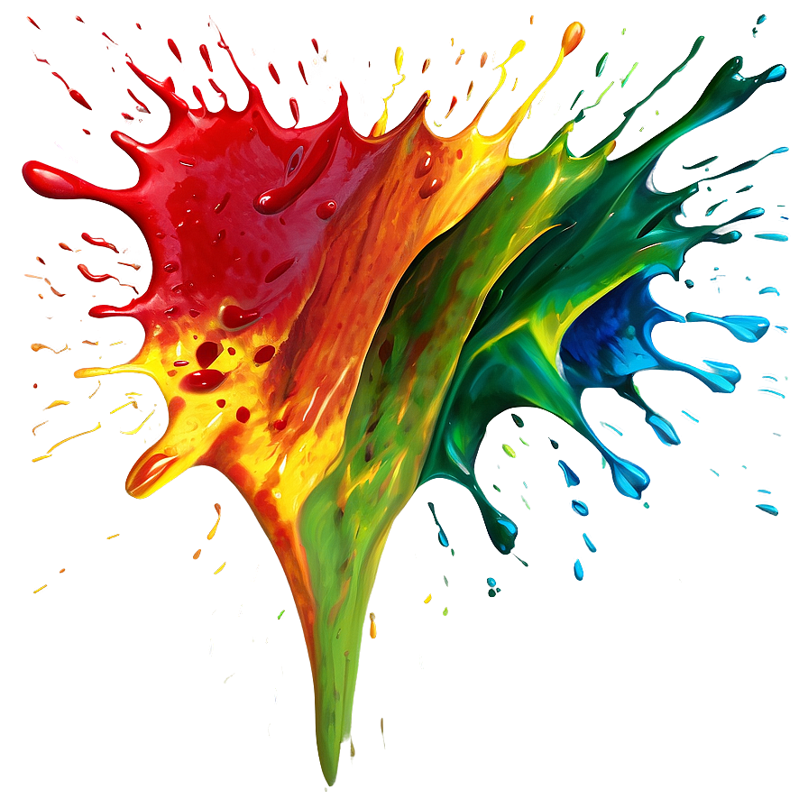 Acrylic Paint Splash Png 25