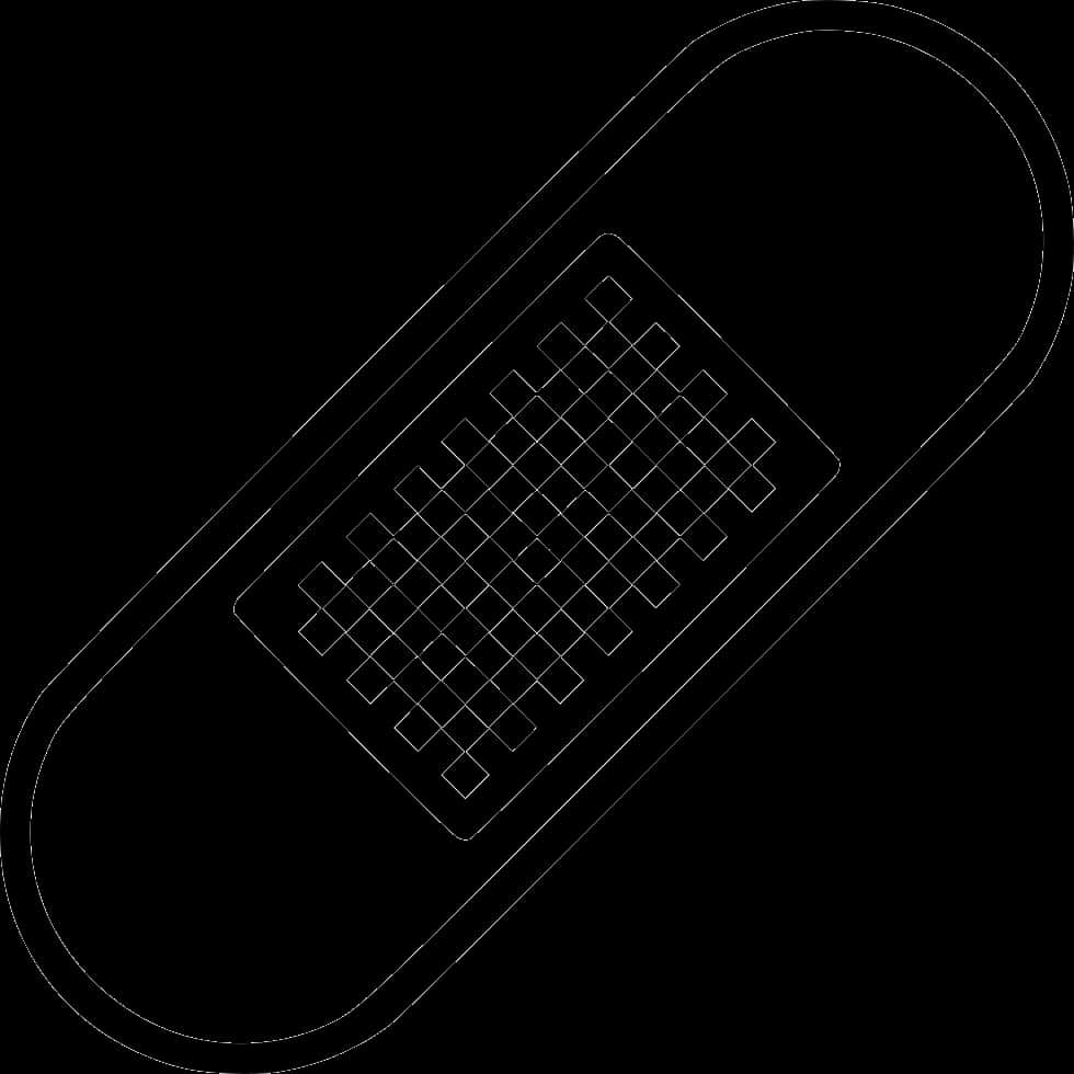 Bandage Plaster Wound Protect - Bandage Icon Black And White, HD Png Download PNG image with a transparent background, free high-resolution download