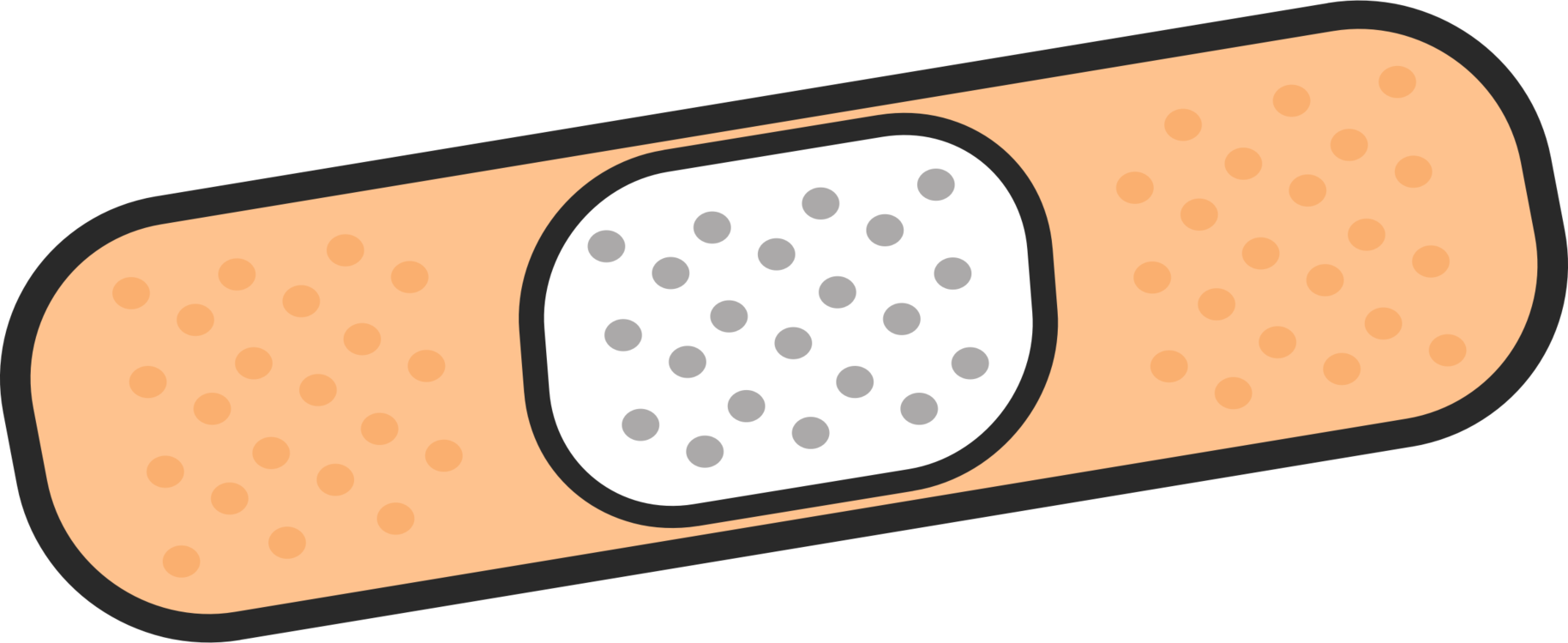 Adhesive Bandage Vector Illustration