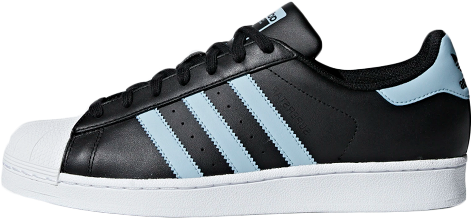 Adidas Black Sneakerwith Blue Stripes