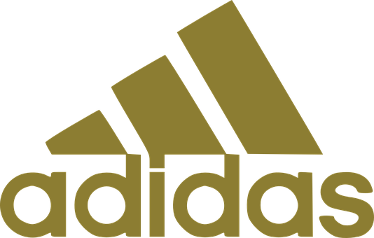 Adidas Logo Black Background PNG with transparent background
