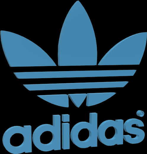 Adidas Trefoil Logo Blue