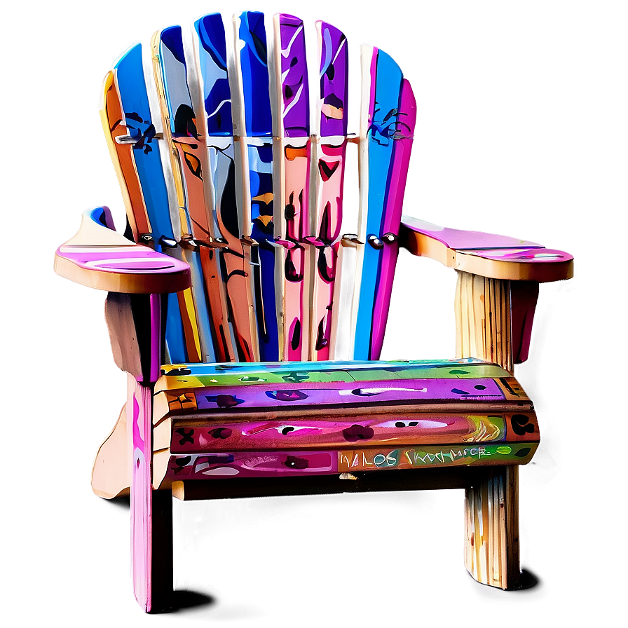 Adirondack Chair On Dock Png Sip5