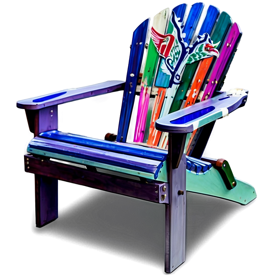 Adirondack Chair With Cup Holder Png 12