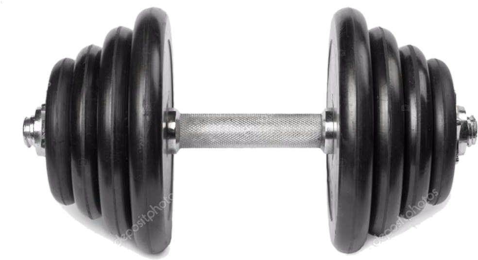 Adjustable Dumbbell Isolatedon White