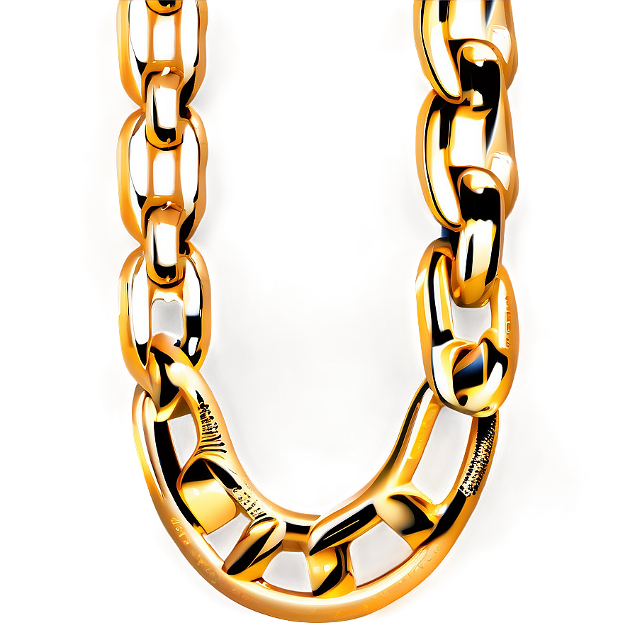 Adjustable Gold Chain Png 05042024