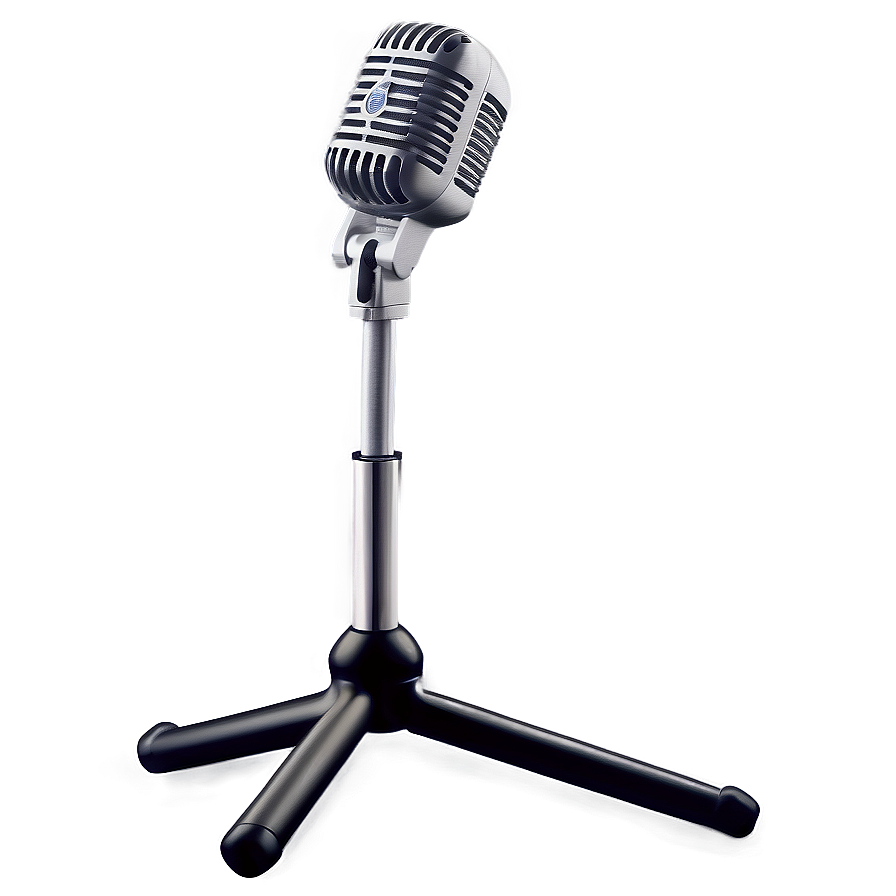 Adjustable Height Microphone On Stand Png 85