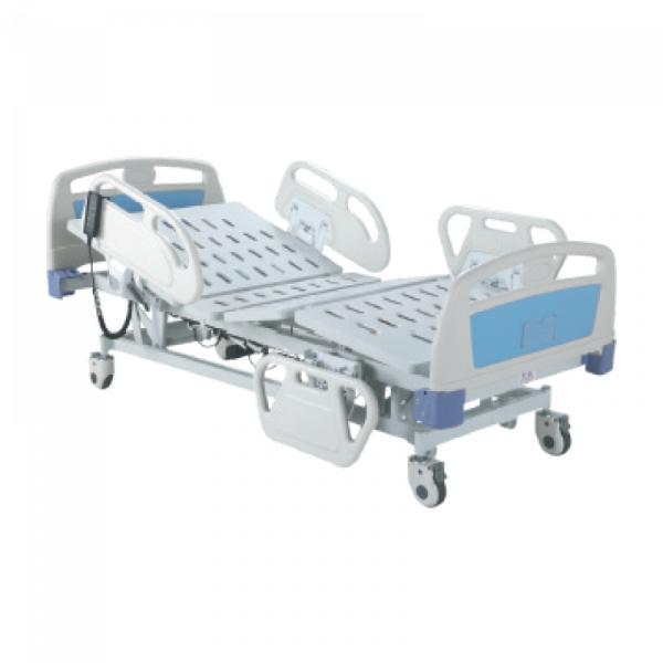 Adjustable Hospital Bed Isolated