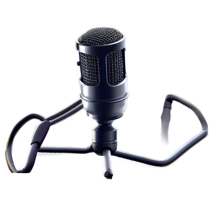 Adjustable Podcasting Mic Png 06122024