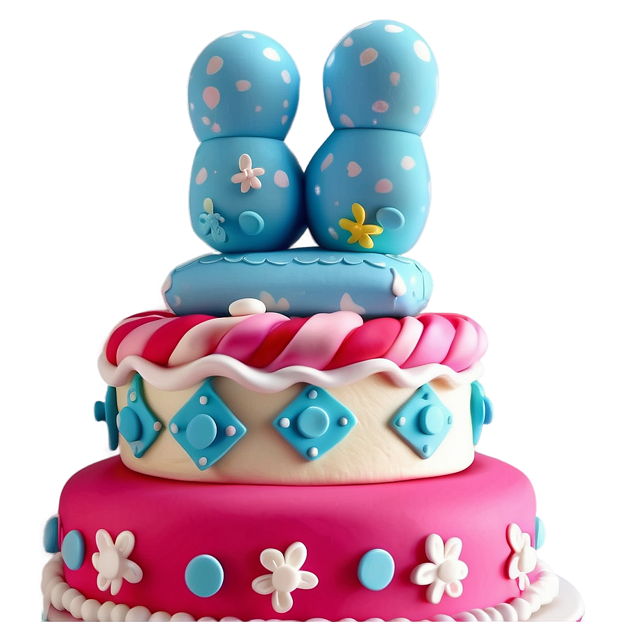 Adorable Baby Shower Cake Topper Png 46