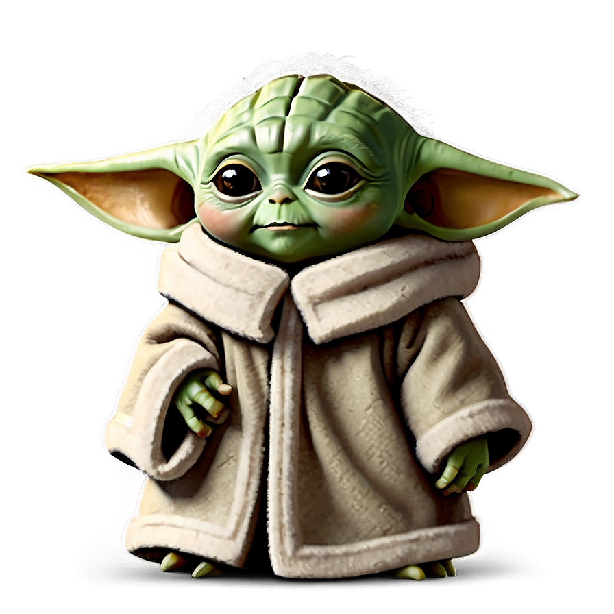 Adorable Baby Yoda Character PNG bcm PNG with transparent background