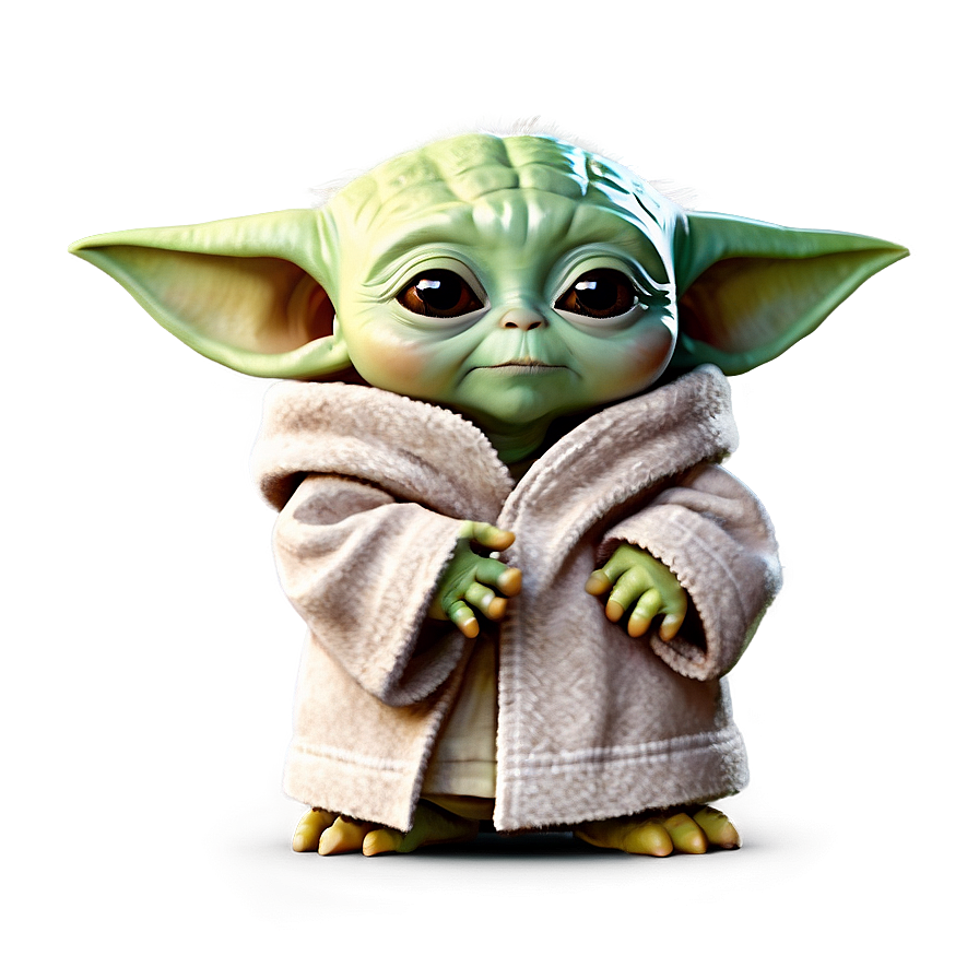 Adorable Baby Yoda Character PNG muu78 PNG with transparent background
