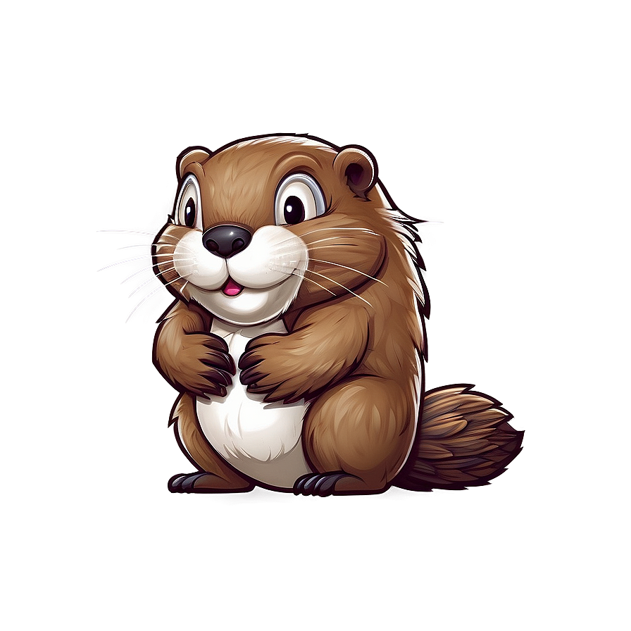 Adorable Beaver Mascot Png 05242024