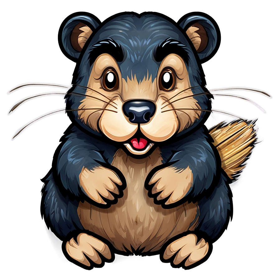 Adorable Beaver Mascot Png 65