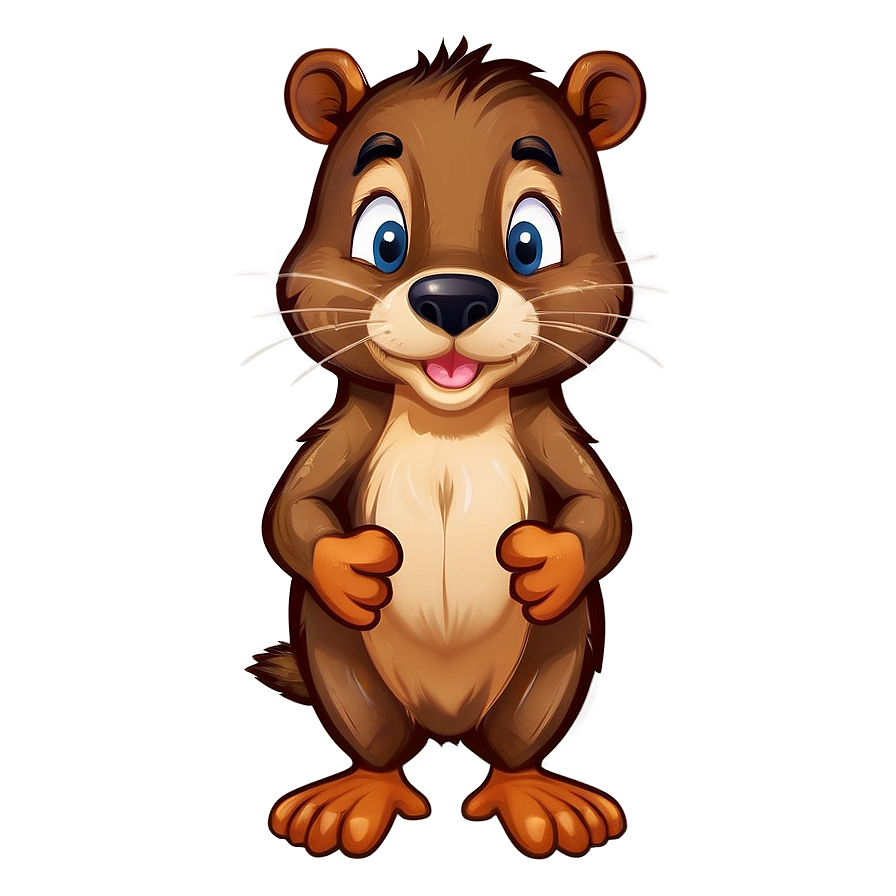 Adorable Beaver Mascot Png Qqf