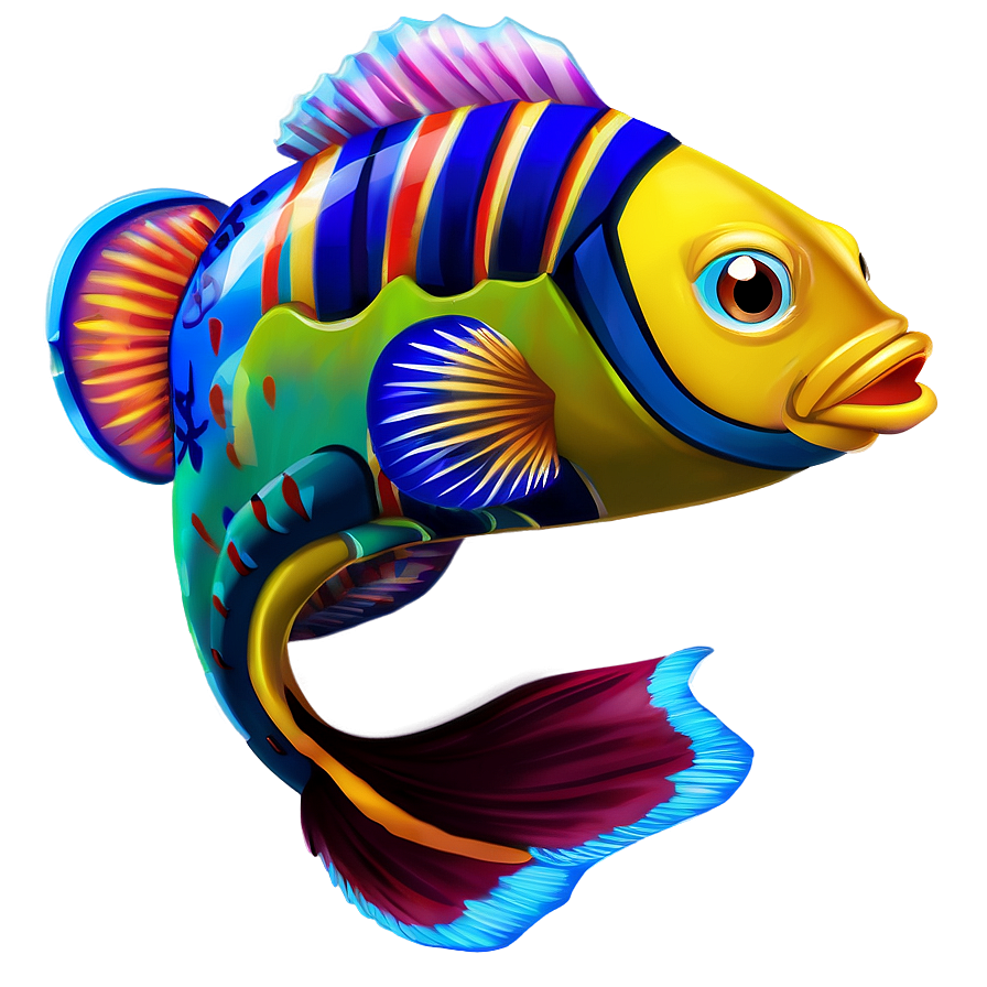 Adorable Cartoon Fish Png 45