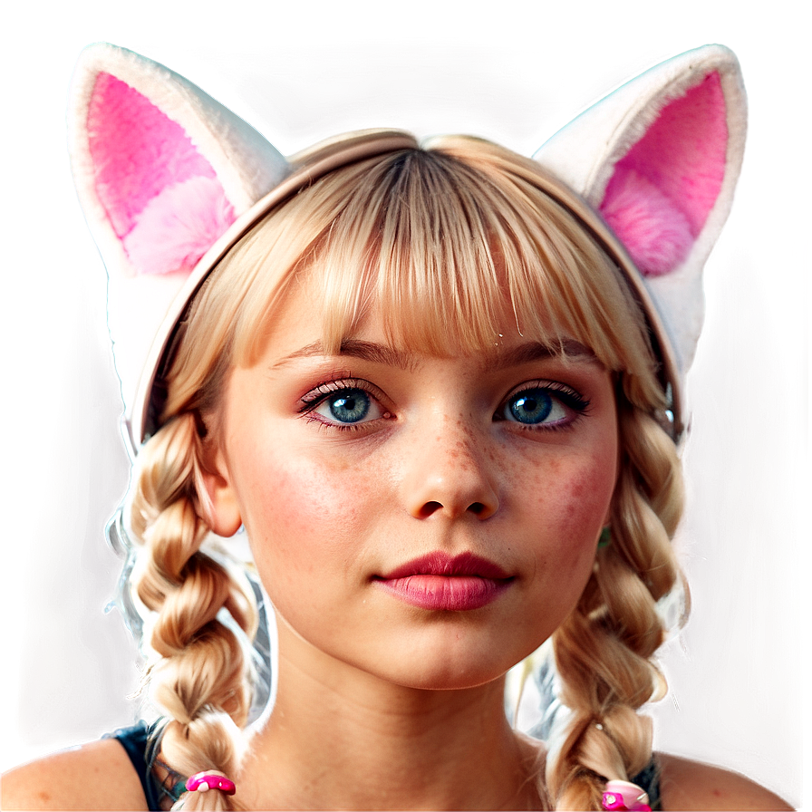 Adorable Cat Ears Clip PNG 05042024 PNG image with a transparent background, free high-resolution download