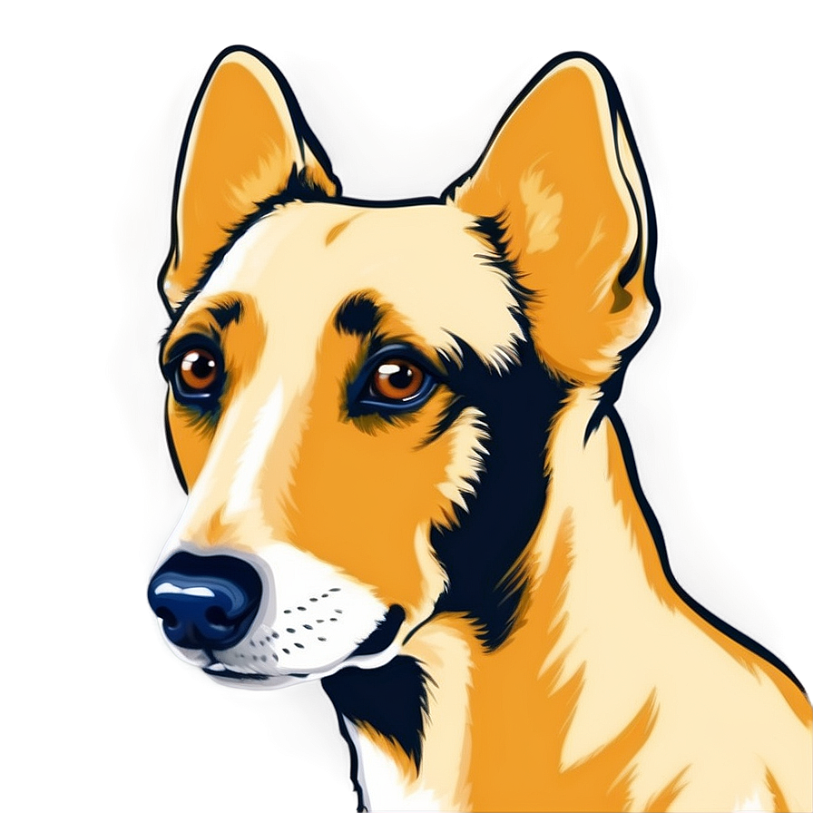 Adorable Dog Face Outline Png Xlr