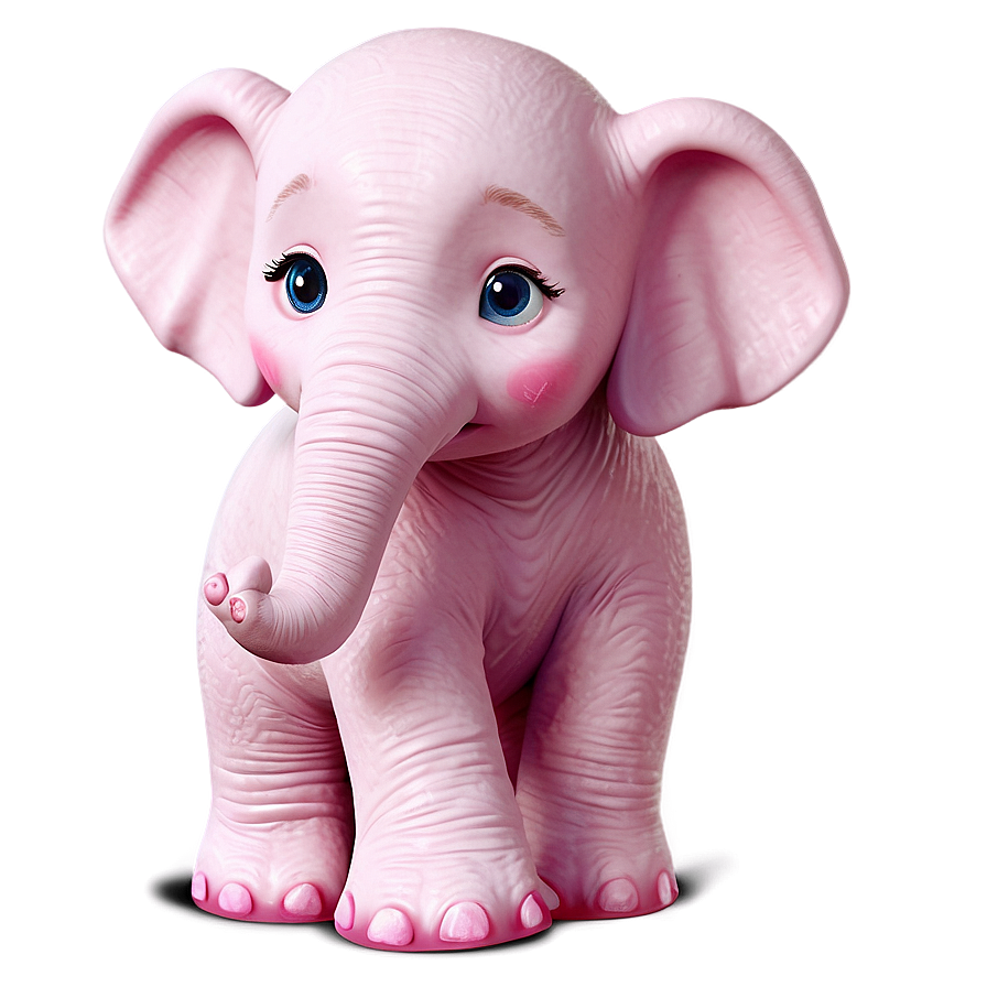 Adorable Pink Elephant Png Oey16