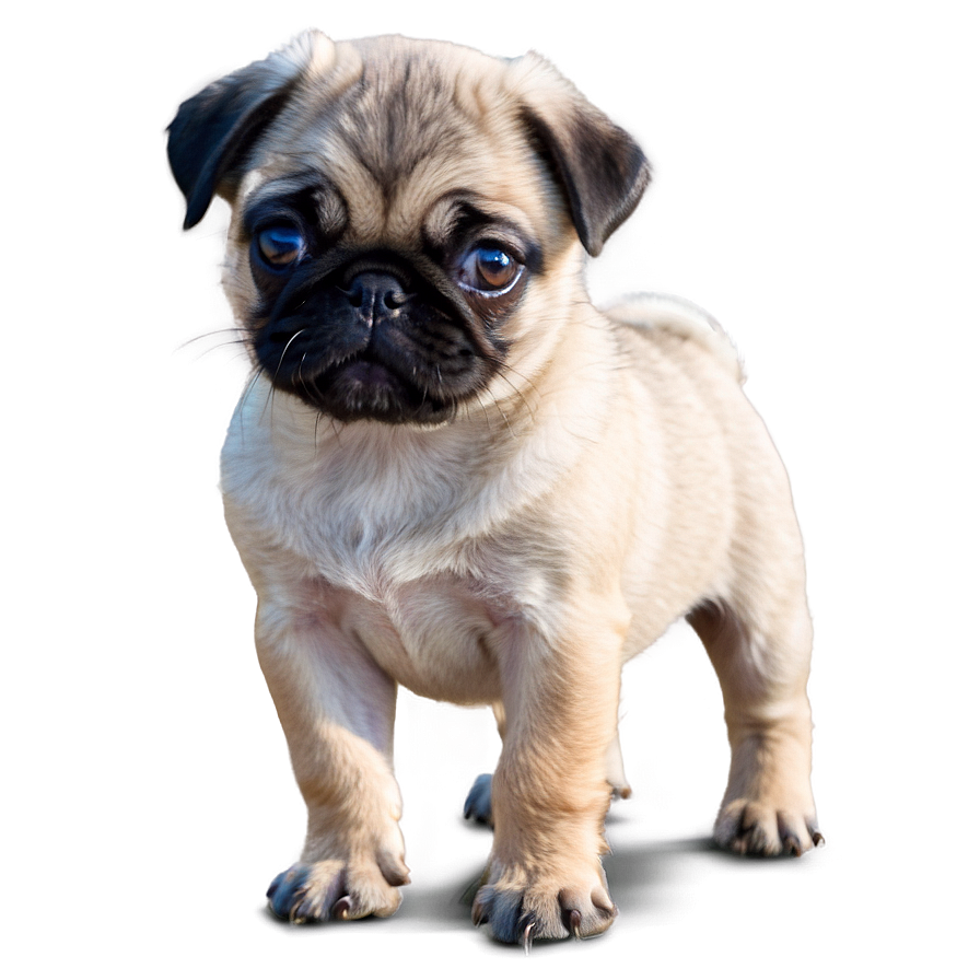 Adorable Pug Puppy PNG ers93 PNG with transparent background