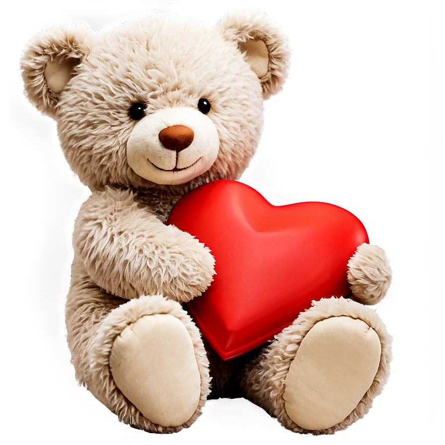 Adorable Valentine's Day Teddy Bear Png Scp68