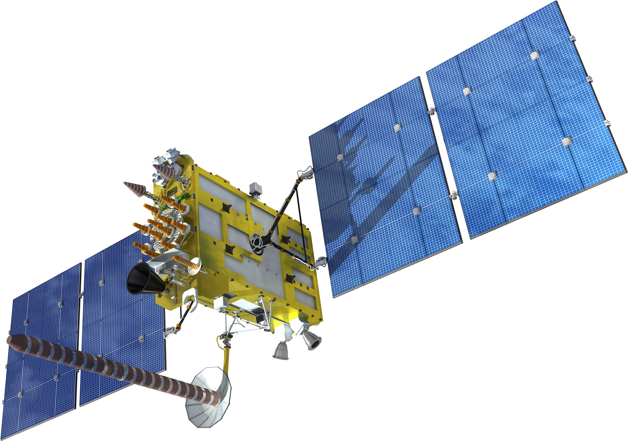 Advanced Communication Satellite Rendering