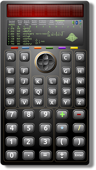 Advanced Graphing Calculator PNG with transparent background